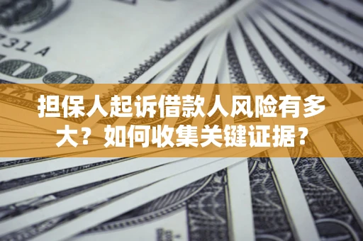 武汉担保人起诉借款人风险有多大？如何收集关键证据？