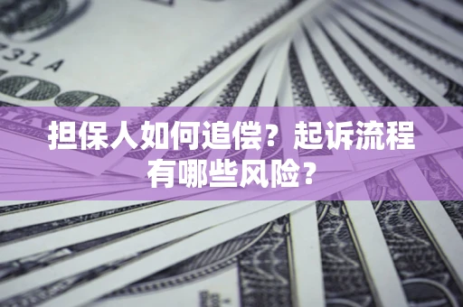 武汉担保人如何追偿？起诉流程有哪些风险？
