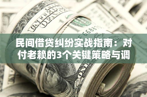武汉民间借贷纠纷实战指南：对付老赖的3个关键策略与调解盲区解析