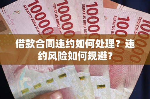 武汉借款合同违约如何处理？违约风险如何规避？