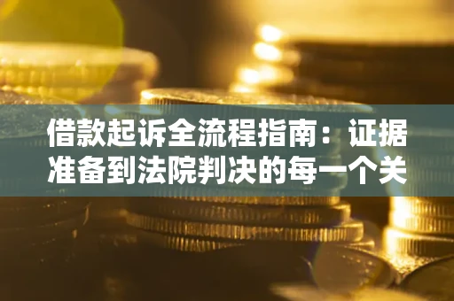 武汉借款起诉全流程指南：证据准备到法院判决的每一个关键步骤
