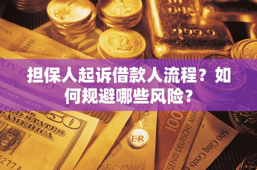 武汉担保人起诉借款人流程？如何规避哪些风险？