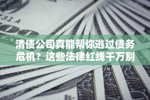 武汉清债公司真能帮你逃过债务危机？这些法律红线千万别踩