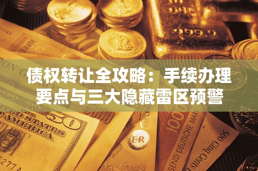 武汉债权转让全攻略：手续办理要点与三大隐藏雷区预警